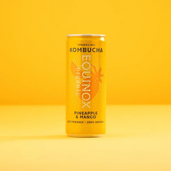 Pineapple & Mango Kombucha can