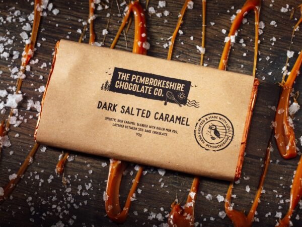 Dark Salted Caramel Chocolate Bar