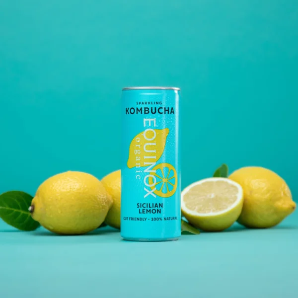 Kombucha Lemons and can