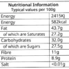 Nutritional Information for Single Origin Chocolate Bar