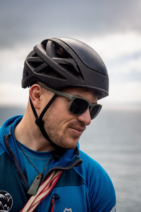Cyclist with Waterhaul Towan Sunglasses