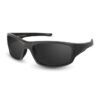 Mylor Black Wrap Around Sunglasses - white background