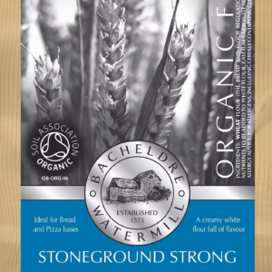 Bacheldre organic stoneground strong white bread flour without folic acid