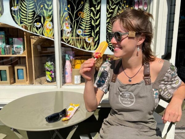 Natural Weigh staff modelling Trevellas Sunglasses
