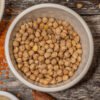 Organic chickpeas dried