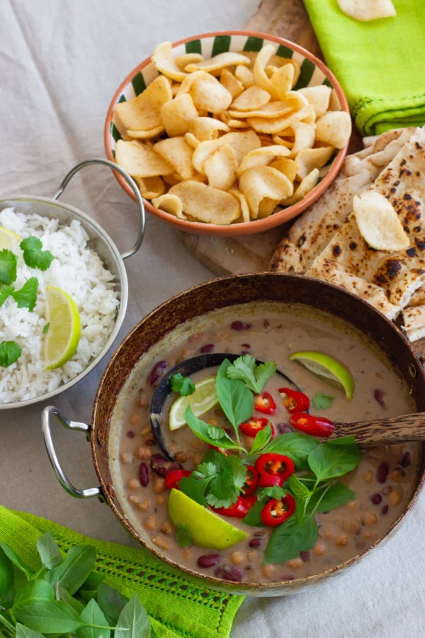 Thai Curry serving suggestion