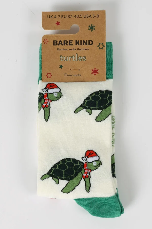 Christmas Turtle Socks