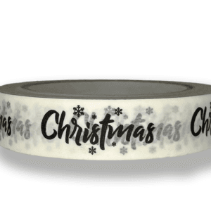 Recyclable Christmas Paper Tape – 2.5cm wide 1 Christmas Paper Tape
