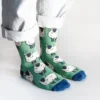 Sheep socks white trousers