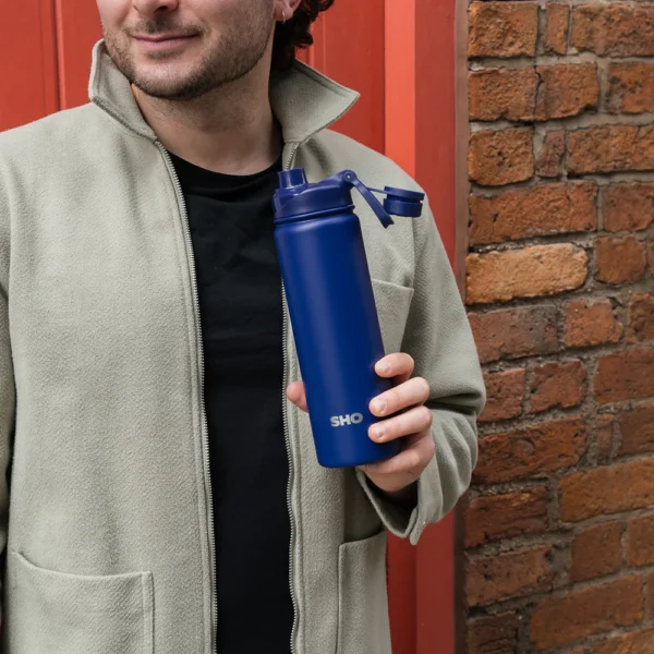 Midnight Blue Sports Water Bottle