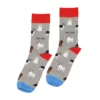 Bare Kind Save the Grey Dog Bamboo Socks