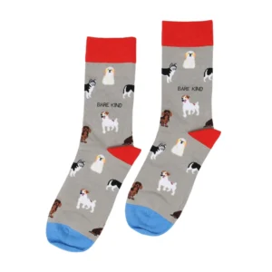 Bare Kind Save the Grey Dog Bamboo Socks 26 Bare Kind Save the Grey Dog Bamboo Socks
