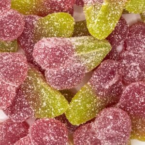 Vegan Fizzy Cherry Sweets