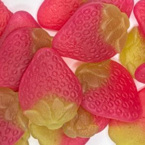 Vegan Giant Strawberry Sweets