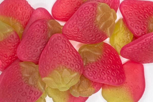 Vegan Giant Strawberry Sweets