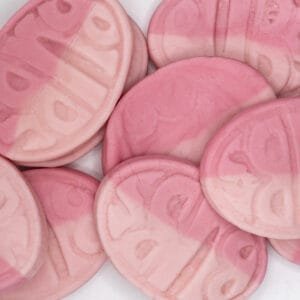 Vegan Strawberry Oval Sweets